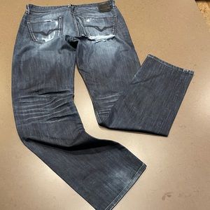 Guess Distressed Lincoln-Slim Straight Jeans Sz 34